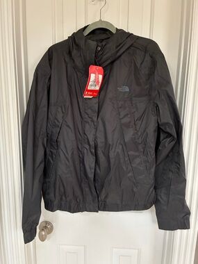 The North Face Dark Charcoal Hooded Shell Jacket